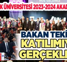 Atatürk Üniversitesi 2023-2024 Akademik Yılı Açılış Töreni, Bakan Tekin’in katılımıyla gerçekleşti.