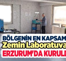 Atatürk Üniversites Teknokent bünyesinde kurdurulan Geta-Tekno Zemin Laboratuvarı hizmete açıldı.