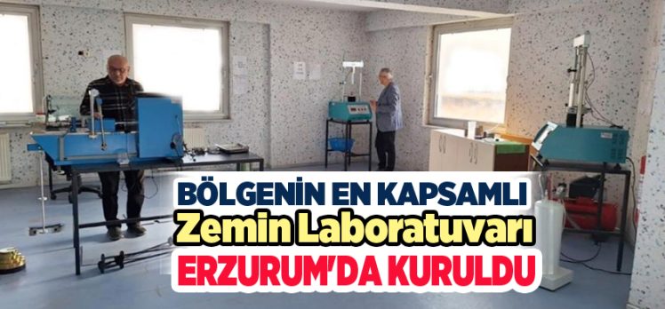 Atatürk Üniversites Teknokent bünyesinde kurdurulan Geta-Tekno Zemin Laboratuvarı hizmete açıldı.