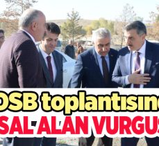 Erzurum 2. Organize Sanayi Bölgesi Müteşebbis Heyeti, Vali Mustafa Çiftçi başkanlığında toplandı.