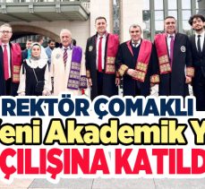 Atatürk Üniversitesi Rektörü Çomaklı 2023-2024 Yükseköğretim Akademik Yılı Açılış Törenine katıldı.