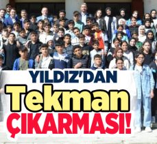 Erzurum Millî Eğitim Müdürü Yakup Yıldız,Tekman’da idareci, öğretmen ve öğrencilerle bir araya geldi.