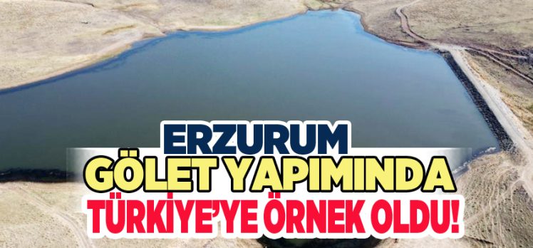 Büyükşehir Belediye Başkanı Mehmet Sekmen, gölet yapımında Türkiye’ye rol modeli oldu”