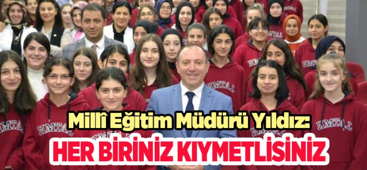 Erzurum İl Millî Eğitim Müdürü Yakup Yıldız okulları gezip öğrencilerle ve öğretmenlerle buluşuyor