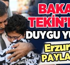 Milli Eğitim Bakanı Yusuf Tekin, memleketi Erzurum’a dair duygu yüklü bir paylaşım yaptı.