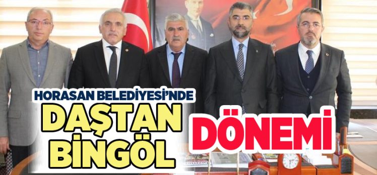 Abdülkadir Aydın’ın istifasından sonra yapılan seçimde Horasan Belediye Başkanı Bingöl oldu.