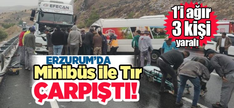 Erzurum’un Aşkale İlçesi’nde meydana gelen trafik kazasında biri ağır 3 kişi yaralandı.