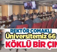 Atatürk Üniversitesi Senatosu ve Yönetim Kurulundan, yeni akademik dönencesi son toplantı..