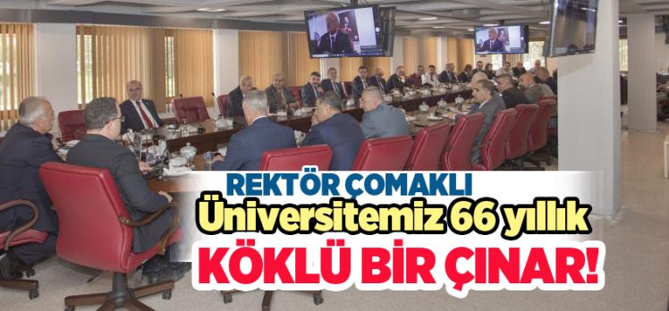 Atatürk Üniversitesi Senatosu ve Yönetim Kurulundan, yeni akademik dönencesi son toplantı..