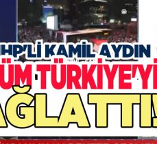 MHP’li Kamil Aydın, canlı yayın konuğu olarak katıldığı haber programında tüm Türkiye’yi ağlattı.