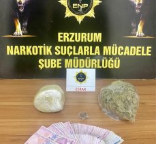 Erzurum Emniyet Müdürlüğü Narkotik Suçlarla Mücadele Şube Müdürlüğünce operasyon.