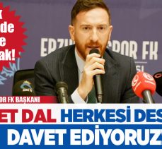Erzurumspor FK Başkanı Ahmet Dal, “Mücadeleyi tek başımıza yapmak mümkün değil” dedi.