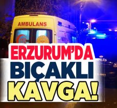 Erzurum Yunus Emre Mahallesi’nde 17 yaşındaki genç ailesinin yanında bıçaklı saldırıya uğradı.