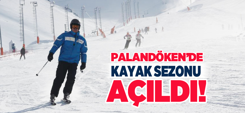 Erzurum Palandöken Kayak Merkezi, bu sezon kapılarını kayak severler için erken açtı!…