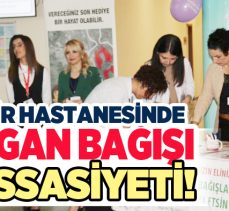 Erzurum Şehir Hastanesi’nde 3-9 Kasım Organ Bağışı Haftası nedeniyle etkinlik gerçekleştirildi.