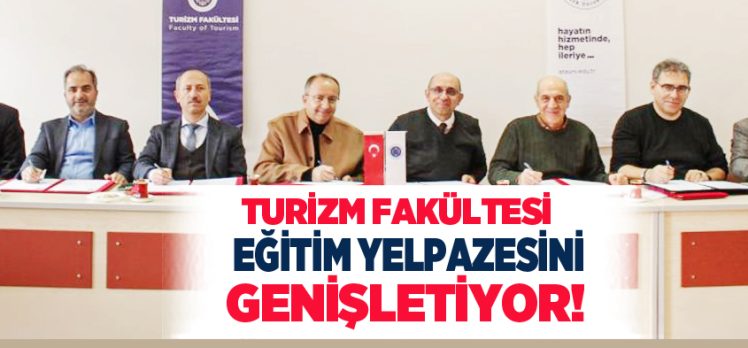 Atatürk Üniversitesi, Turizm Fakültesi; 4 bölüm ile yan dal, 7 bölüm ile çift ana dal anlaşması imzaladı.