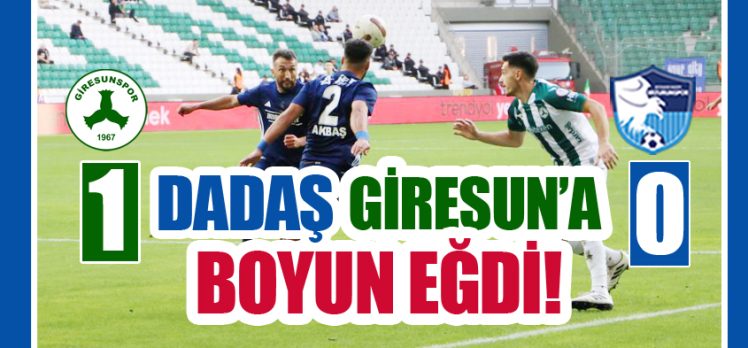 Deplasmanda Bitexen Giresunspor ile karşılaşan Erzurumspor FK maçtan 1-0 mağlup ayrıldı .
