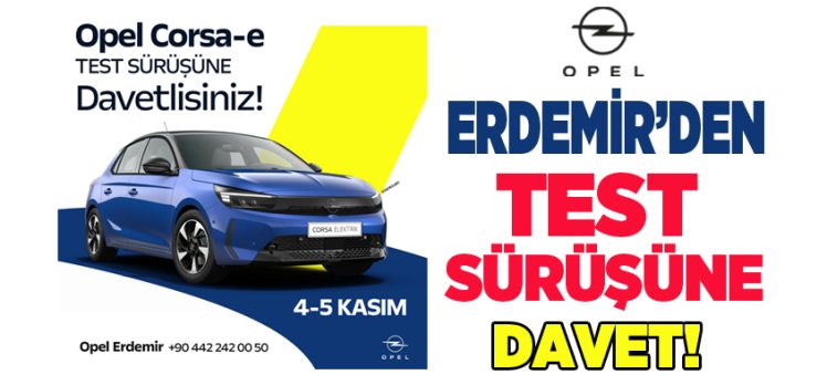 Opel Erdemir’den 04-05 2023 tarihlerinde düzenlenecek olan hafta sonu test sürüşü etkinliğine davet!