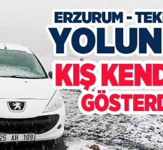 Erzurum’da yüksek kesimlerde etkili olan kar yağışı hayatı olumsuz olarak etkiliyor!!!…