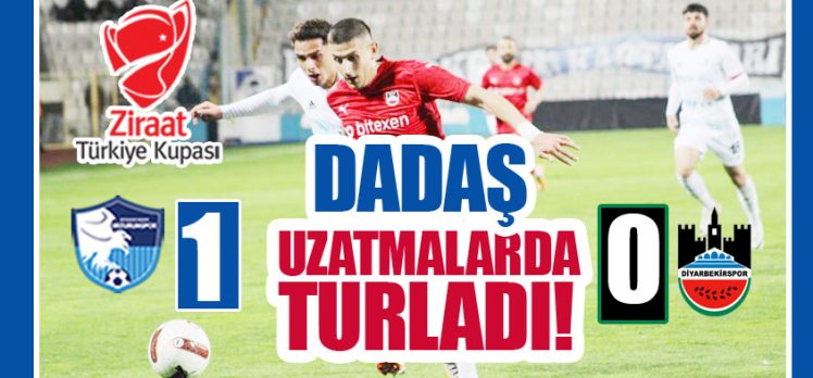 Erzurumspor Ziraat Türkiye Kupası 3. Eleme Turu’nda Diyarbekirspor’u 1-0 mağlup etti.