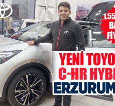 Toyota C-HR Hybrid Modelinin Yeni Nesli Erzurum İkbal Otomotiv’de Satışa Sunuldu!..