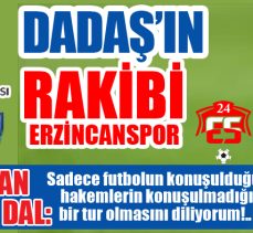 Erzurumspor Ziraat Türkiye Kupası 4. turunda komşu şehir Anagold 24 Erzincanspor ile eşleşti.