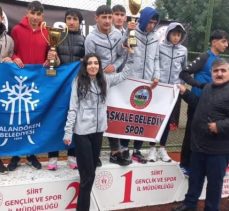 3 Mart Aşkale Belediye Atletizm takımı Siirt Bölgesel Kros ligi Türkiye Şampiyonu oldu.