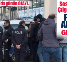 Erzurum’da oyuncak silahla sosyal medya için görüntü çeken gençler polisi alarma geçirdi.