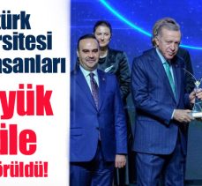 Atatürk Üniversitesi bilim insanları,TÜBİTAK Temel Bilimler alanında 3 büyük ödüle layık görüldü.