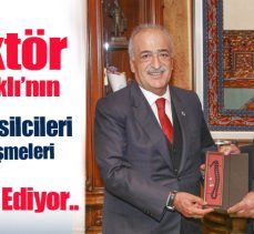 Ensar Vakfı Genel Başkanı Dr. Şener Ağaç Rektörü Prof. Dr. Ömer Çomaklı’yı ziyaret etti.