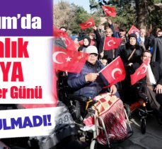Erzurum’da 3 Aralık Dünya Engelliler Günü münasebetiyle kent meydanında program düzenlendi.
