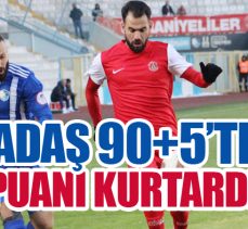 Trendyol 1. Lig’in 16. haftasında Erzurumspor FK sahasında Ümraniyespor ile 1-1 berabere kaldı.