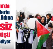 Erzurum’da hekimler ve sağlık çalışanlarının başlattığı “Sessiz Yürüyüş” devam ediyor.