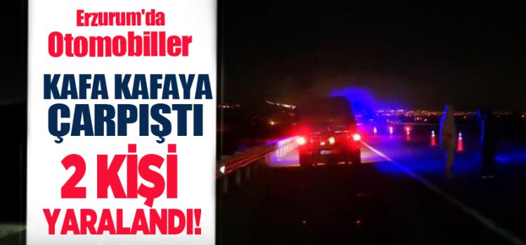 Erzurum’un Yakutiye İlçesi’nde dün gece meydana gelen trafik kazasında iki kişi yaralandı!.