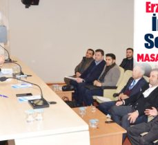 Erzurum Ticaret ve Sanayi Odası’nda Erzurum’daki inşaat sektörünün sorunların ele alındı!