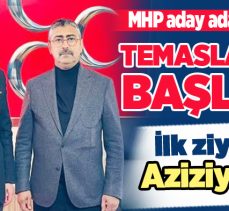 MHP Aziziye aday adayı Musa Çakır, Ankara’dan döner dönmez temaslarına başladı.