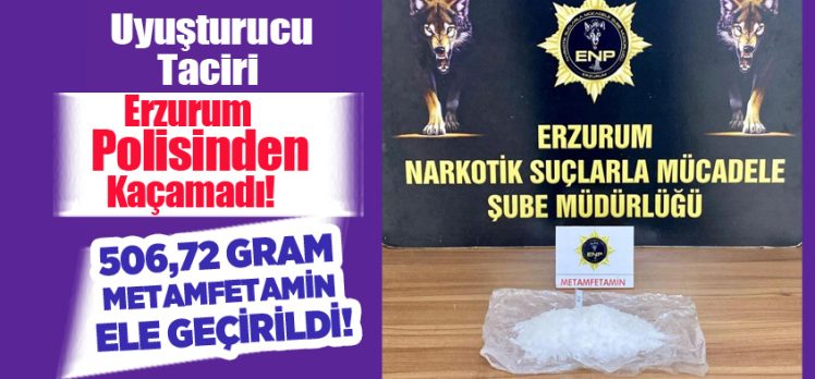Erzurum Narkotik Suçlarla Mücadele Şubesi Sırt çantası içerisinde uyuşturucu yakaladı!