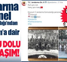 Jandarma Genel Komutanlığı’nın, Erzurum’a dair yaptığı bir paylaşım duygulandırdı!….