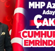 MHP’den Aziziye Belediye Başkanlığı aday adayı Çakır, süreçle ilgili değerlendirmede bulundu.