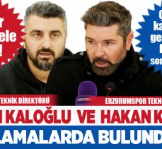 Erzurumspor FK Gençlerbirliği maçının ardından iki takımın teknik adamı açıklamalarda bulundu.