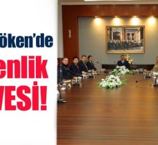 Palandöken İlçesi Güvenlik Toplantısı, Erzurum Valisi Mustafa Çiftçi başkanlığında yapıldı.