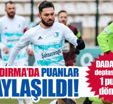 Erzurumspor FK  zorlu Bandırmaspor deplasmanındaki maçtan 1 puan çıkarmayı başardı!….