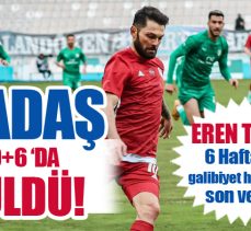 Erzurumspor evinde oynadığı maçta Bodrumspor’u 90+6’da bulduğu golle yenmeyi başardı.