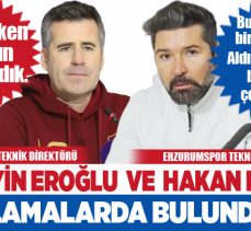 Bandırmaspor – Erzurumspor FK maçının ardından teknik direktörler açıklamalarda bulundu.