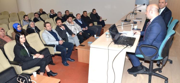 Erzurum Ticaret ve Sanayi Odası’ nda, “Yeşil sanayi destek programı” bilgilendirme toplantısı.