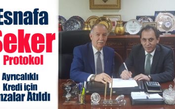 (ESOB) ile Şekerbank arasında ‘Kapımız Esnafa Açık-TESK İş birliği’ protokolü imzalandı.