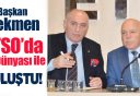 Başkan Sekmen, (ETSO)’da düzenlenen toplantıda Erzurum iş dünyası ile bir araya geldi.