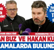 Erzurumspor – Şanlıurfaspor maçının ardından teknik direktörler açıklamalarda bulundu.