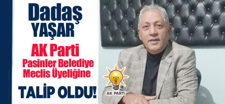 ARAS TV Genel yayın yönetmeni Yaşar Aras  Pasinler’den Meclis üyeliği için AK Parti’den aday oldu.