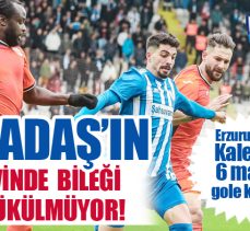 Erzurumspor evinde karşılaştığı Adanaspor’u kaptan Yumlu’nun golüyle 1-0 mağlup etti!. 